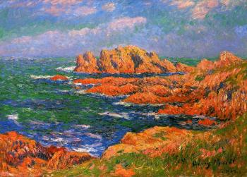 Henri Moret : The Red Rocks at Ouessant II
